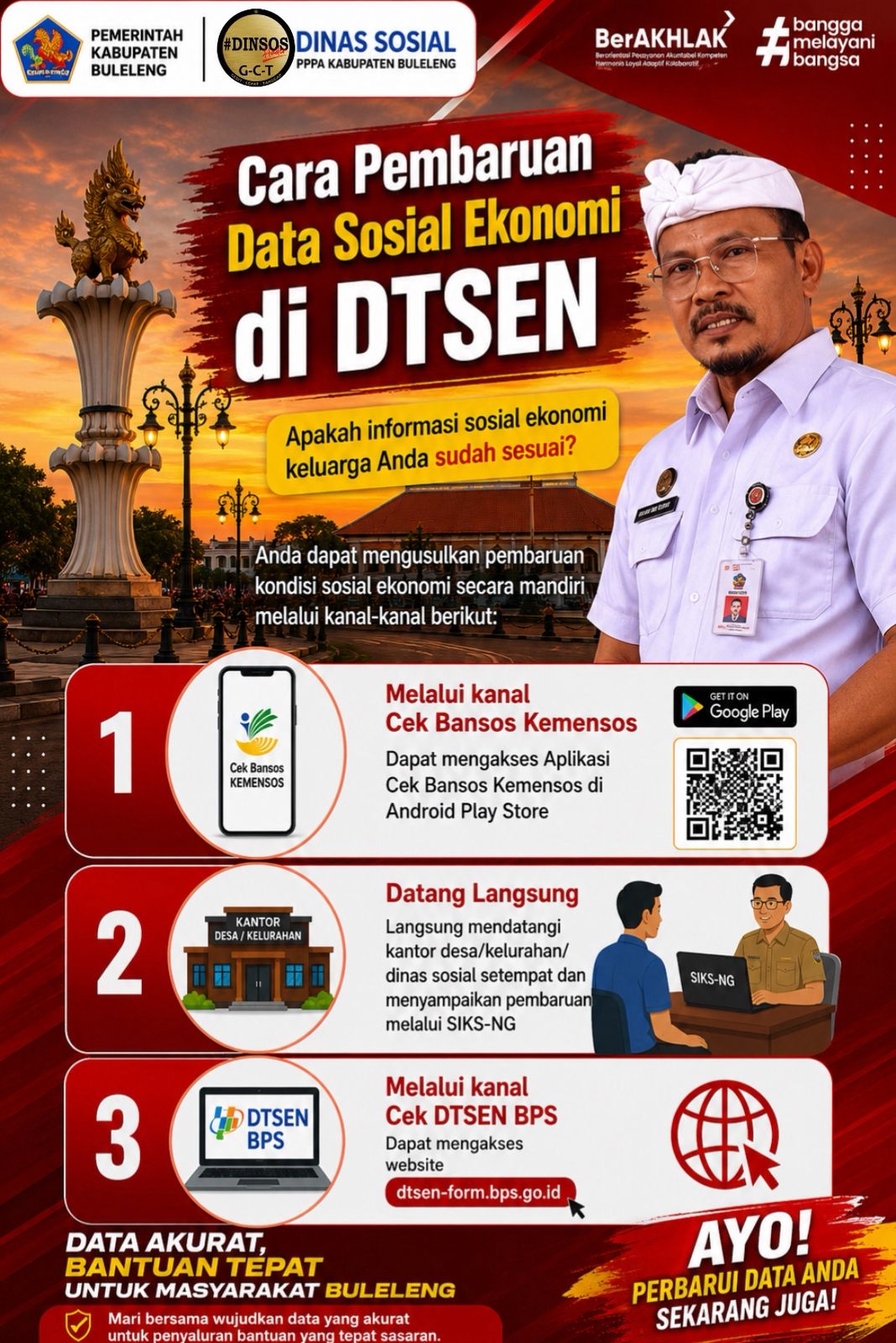 Cara Pembaruan Data Sosial Ekonomi di DTSEN